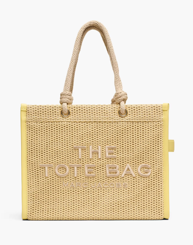 Bolso tote grande de cuerda tejida
